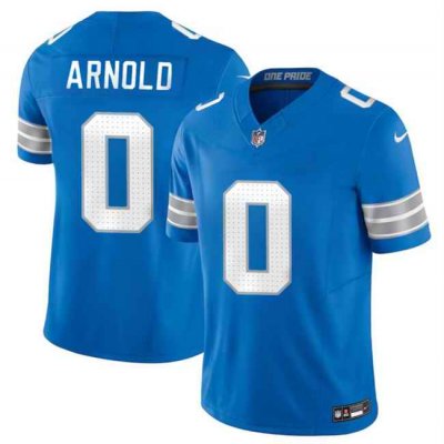 Youth Detroit Lions #0 Terrion Arnold New Blue 2024 Draft F.U.S.E. Vapor Limited Stitched Jersey