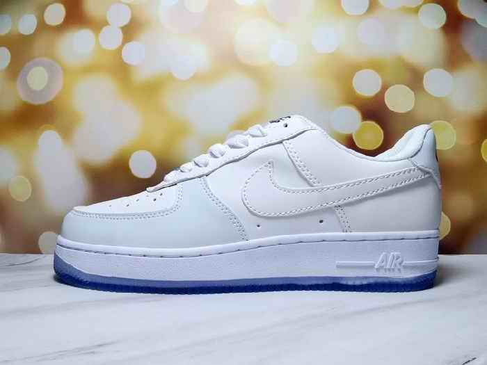 Men's Air Force 1 Low White/Blue Shoes 0180