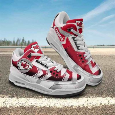 Women's Kansas City Chiefs Air Jordan 3 Sneakers/Shoes 001