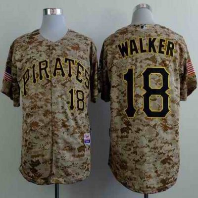 Pirates #18 Neil Walker Camo Alternate Cool Base Stitched MLB Jersey