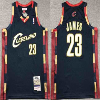 Youth Cleveland Cavaliers #23 LeBron James Navy Stitched Jersey