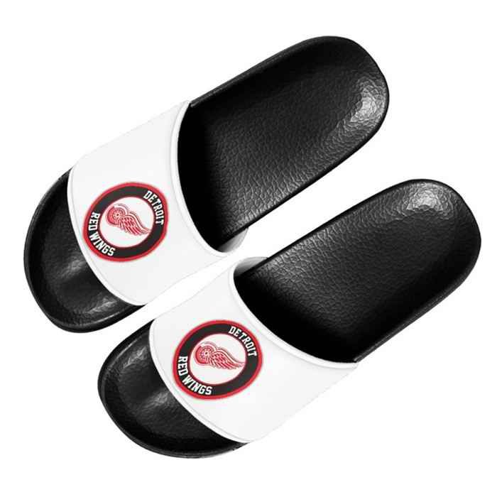 Men's Detroit Red Wings Flip Flops 001