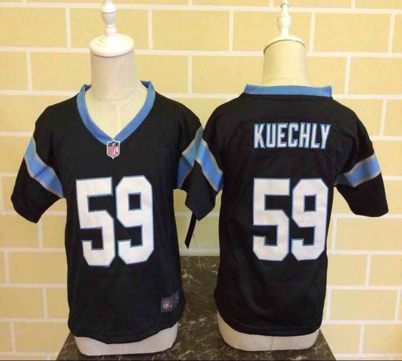 Toddler Nike Carolina Panthers #59 Luke Kuechly Black Stitched NFL Jersey