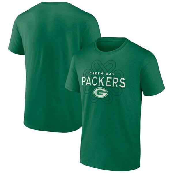 Men's Green Bay Packers Kelly Green Celtic Knot T-Shirt