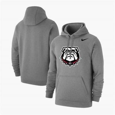 Men's Georgia Bulldogs Gray Pullover Hoodie