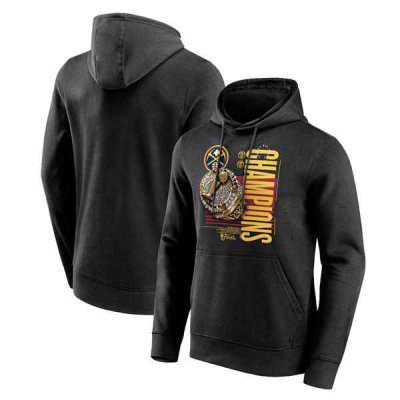 Men's Denver Nuggets Black 2023 Champions Slam Graphic Hoodie