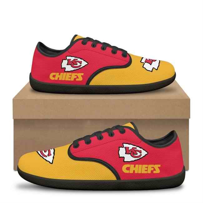 Men's Kansas City Chiefs Low Top Sneakers/Shoes 001 (Pls check description for details)