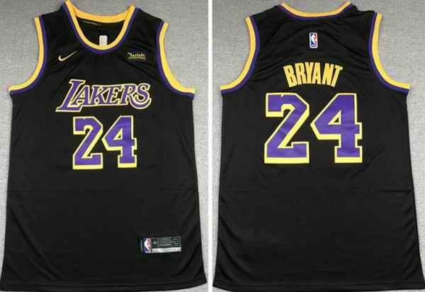 Youth Los Angeles Lakers #24 Kobe Bryant Black Stitched Basketball Jersey