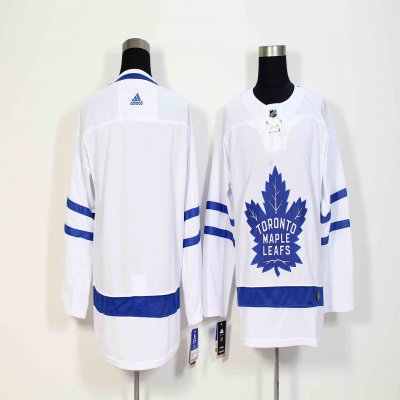 Men's Adidas Toronto Maple Leafs White Stitched NHL Jersey