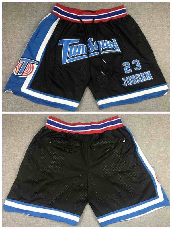 Men's Space Jam Tune Squad Black Mitchell&Ness Shorts (Run Small)