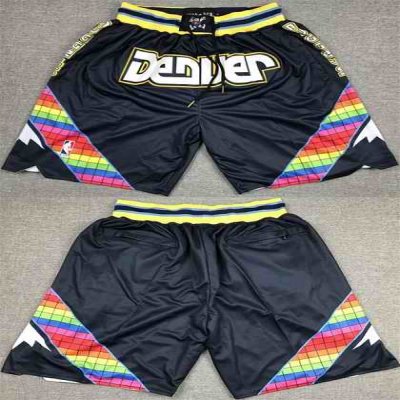 Men's Denver Nuggets Navy Shorts (Run Small)