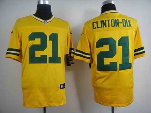 Nike Packers #21 Ha Ha Clinton-Dix Yellow Alternate Men's Stitched NFL Elite Jersey