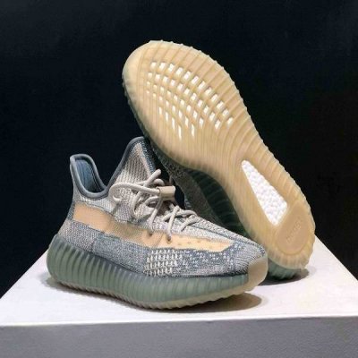 Men's Running Weapon Yeezy Boost 350 V2 Grey Gum Shoes 051