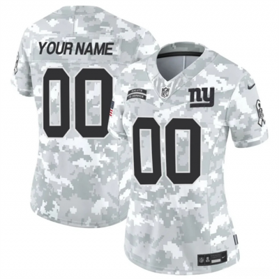 Women's New York Giants Active Player Custom 2024 F.U.S.E Arctic Camo Salute to Service Limited Stitched Football Jersey(Run Small)