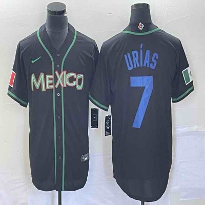 Men's Mexico Baseball #7 Julio Ur