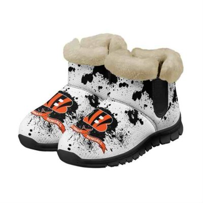 Women's Cincinnati Bengals 2024 Snow Boots/Shoes 003(Pls check description for details)