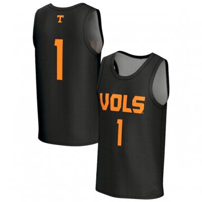 Men's Tennessee Volunteers Active Player Custom Black Lightweight Stitched Jersey