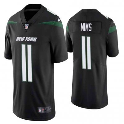 Men's New York Jets #11 Denzel Mims Black Vapor Untouchable Limited Stitched Jersey