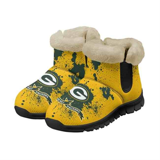 Women's Green Bay Packers 2024 Snow Boots/Shoes 003(Pls check description for details)