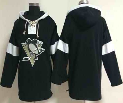 Pittsburgh Penguins Blank Black Pullover NHL Hoodie