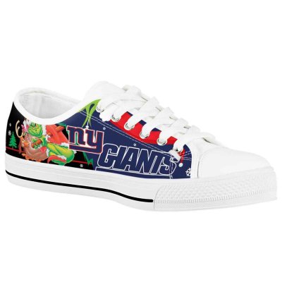 Men's New York Giants Low Top Canvas Sneakers 003