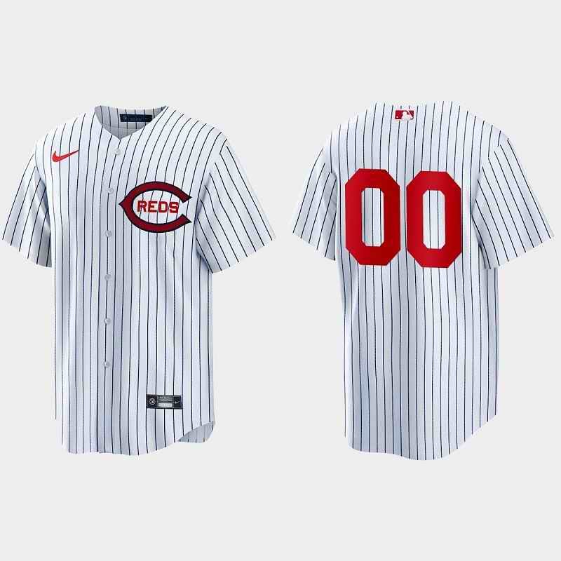 Men's Cincinnati Reds Active Player Custom 2022 White Field of Dreams Stitched Baseball Jersey