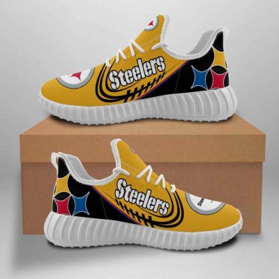 Women's NFL Pittsburgh Steelers Mesh Knit Sneakers/Shoes 018