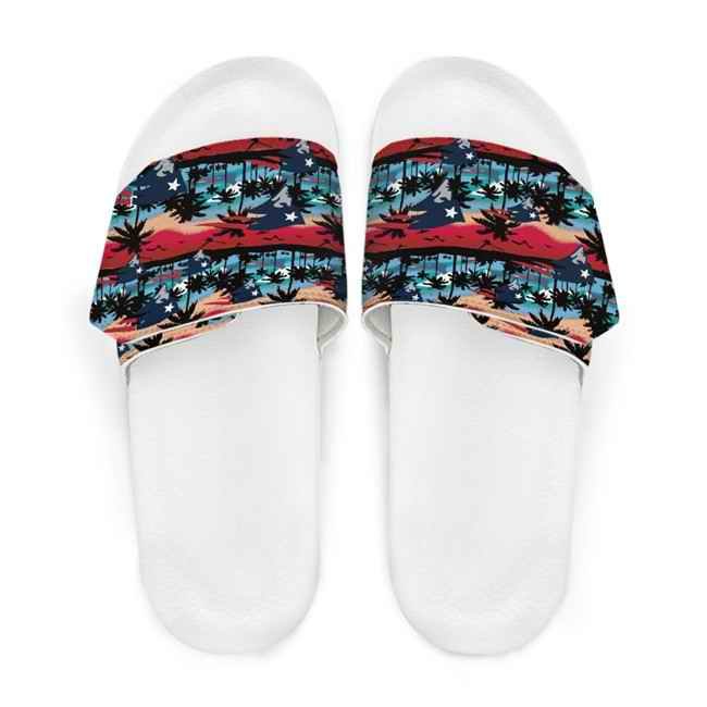 Men's New England Patriots Beach Adjustable Slides Non-Slip Slippers/Sandals/Shoes 002