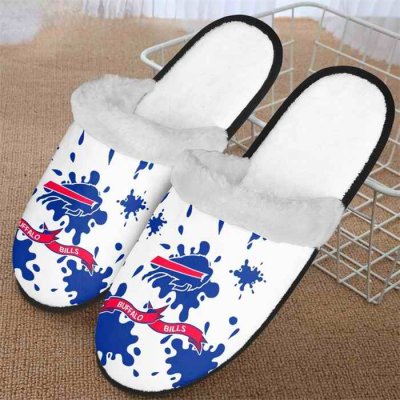 Men's Buffalo Bills Team Logo Staycation Slippers/Shoes(Pls check description for details) 001