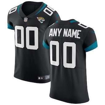 Men's Jacksonville Jaguars Black Vapor Untouchable Custom Elite NFL Stitched Jersey