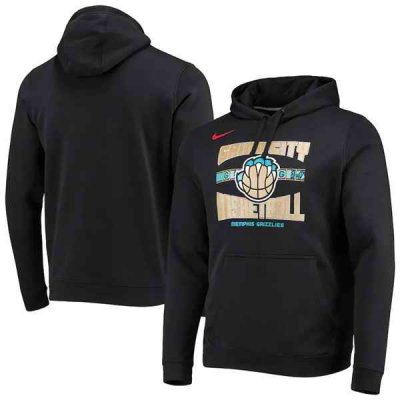 Men's Memphis Grizzlies 2021 Black City Edition Story Club Pullover Hoodie