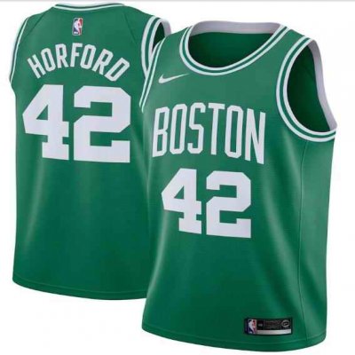 Men's Boston Celtics #42 Al Horford Green Icon Edition Swingman Stitched Jersey