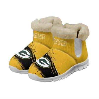 Men's Green Bay Packers 2024 Snow Boots/Shoes 001(Pls check description for details)