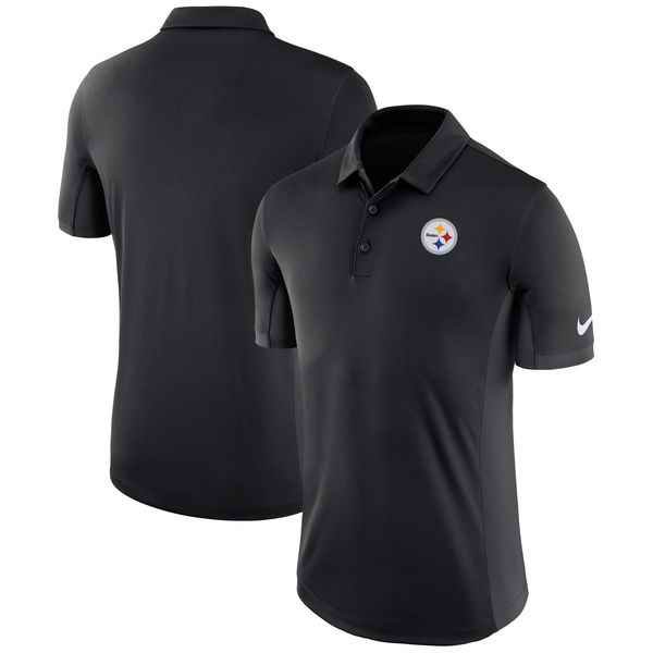 Men's Pittsburgh Steelers Nike Black Evergreen Polo