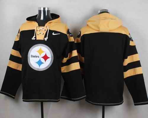 Nike Steelers Blank Black Player Pullover NFL Hoodie