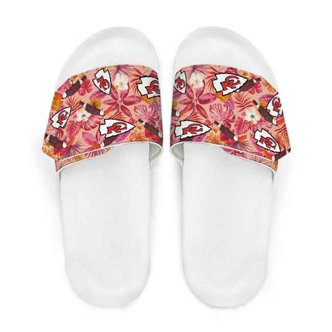 Men's Kansas City Chiefs Beach Adjustable Slides Non-Slip Slippers/Sandals/Shoes 002