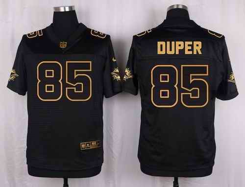 Nike Dolphins #85 Mark Duper Black Men's Stitched NFL Elite Pro Line Gold Collection Jersey