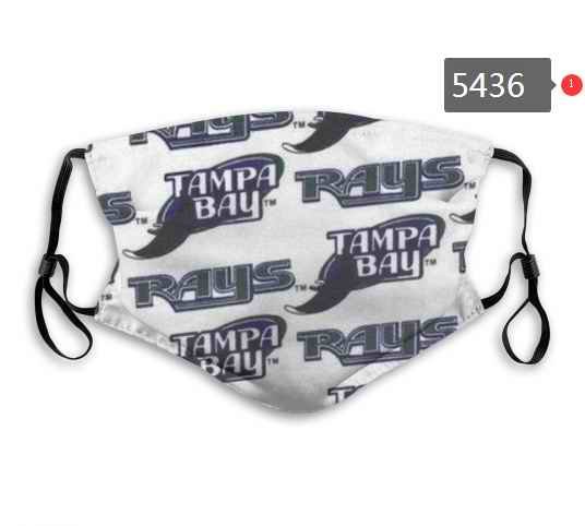 Tampa Bay Rays Face Mask 008 Filter Pm2.5 (Pls check description for details)