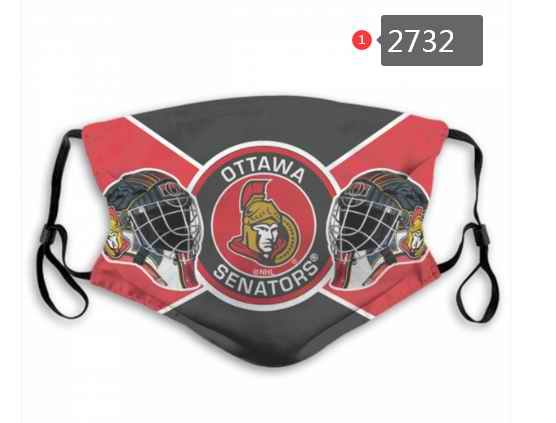 Ottawa Senators Face Mask 2732 Filter Pm2.5 (Pls check description for details)