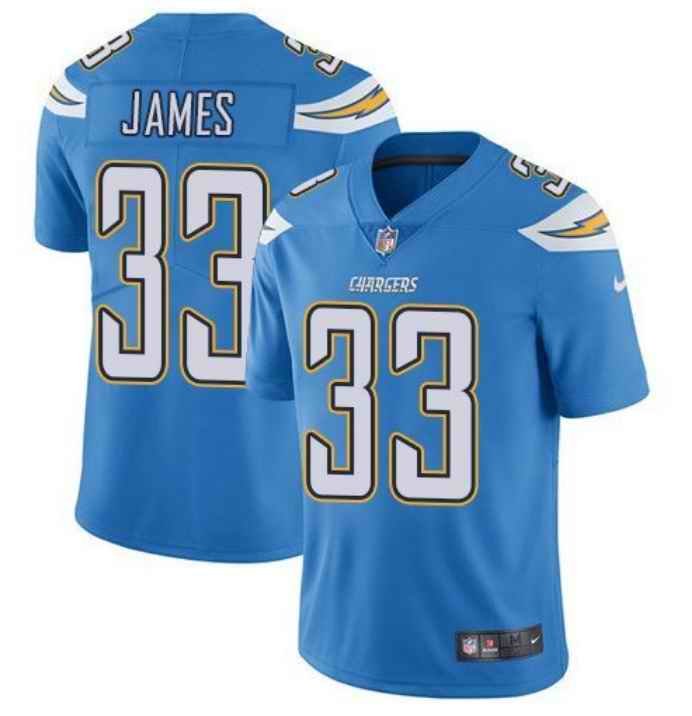 Men's Los Angeles Chargers #33 Derwin James Blue Vapor Untouchable Limited Stitched NFL Jersey