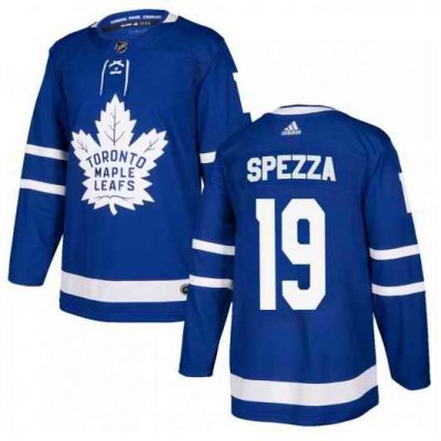 Men's Toronto Maple Leafs #19 Jason Spezza 2021 Blue Stitched NHL Jersey