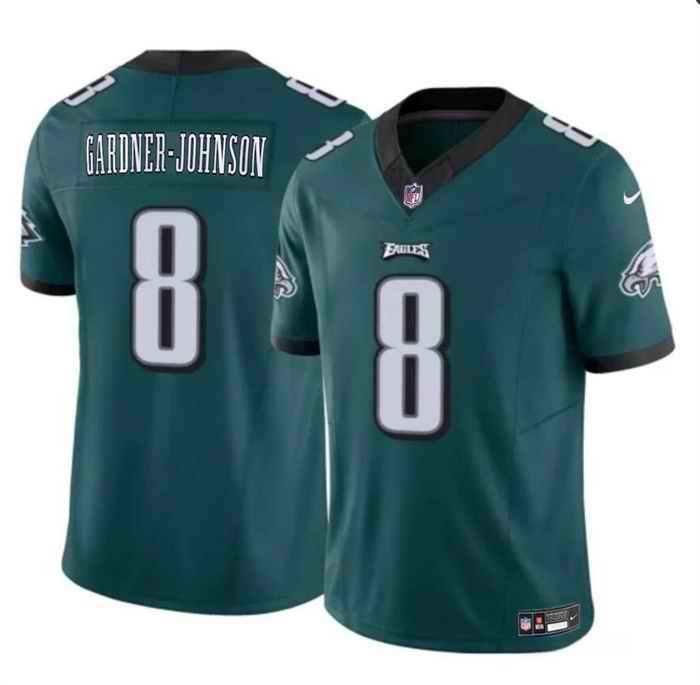 Men's Philadelphia Eagles #8 Chauncey Gardner-Johnson Green 2024 F.U.S.E Vapor Untouchable Limited Stitched Football Jersey