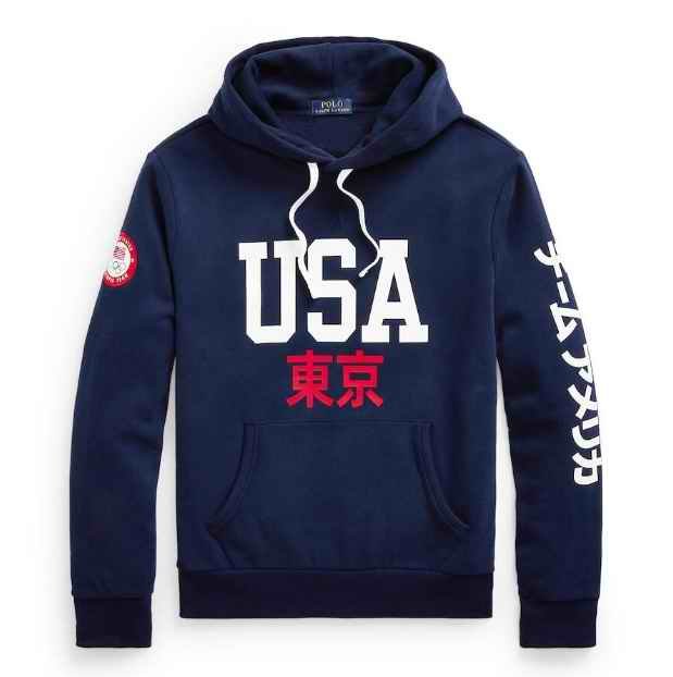 Men's Team USA 2020 Navy Summer Olympics Pullover Hoodie