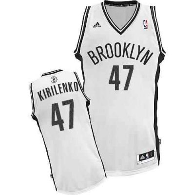 Revolution 30 Nets #47 Andrei Kirilenko White Home Stitched NBA Jersey