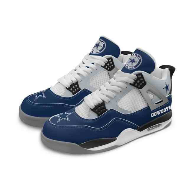 Women's Dallas Cowboys Running weapon Air Jordan 4 Shoes 0004