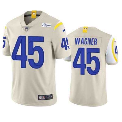 Men's Los Angeles Rams #45 Bobby Wagner Bone Vapor Untouchable Limited Stitched Football Jersey