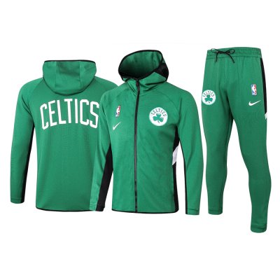 Men's Boston Celtics Green Warmup Hoodiesuit