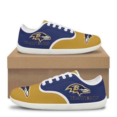 Women's Baltimore Ravens Low Top Sneakers/Shoes 001(Pls check description for details)