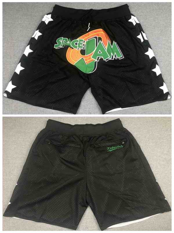 Men's Space Jam Tune Squad Black Shorts (Run Small)