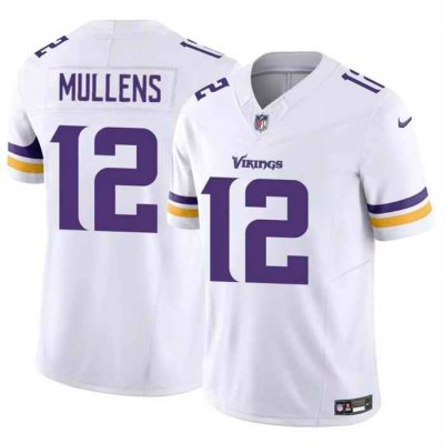 Men's Minnesota Vikings #12 Nick Mullens White 2023 F.U.S.E. Vapor Untouchable Limited Stitched Jersey